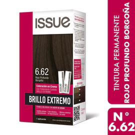 Issue Kit Coloración Permanente Brillo Extremo N°6.62 Rojo Profundo Borgoña