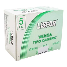 Lisfar Venda Tipo Cambric 5 cm Por 3 metros 12 Unidades Único
