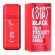 212 Vip Black Red Edp Men Importado X 100 Ml