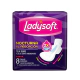 Ladysoft Toalla Nocturna xl Absorcion Nocturna x 8 Unidades