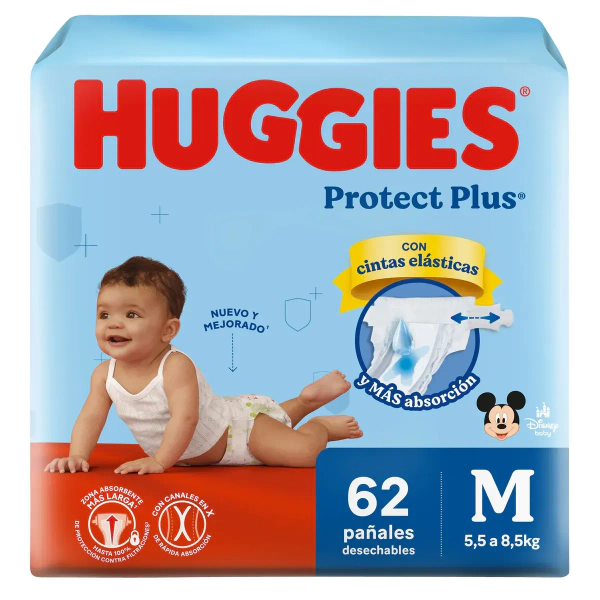 Huggies Protec Plus M x 62