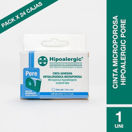 Cinta Adhesiva Microporosa Hipoalergic Pore 1,25 cm x 9 m