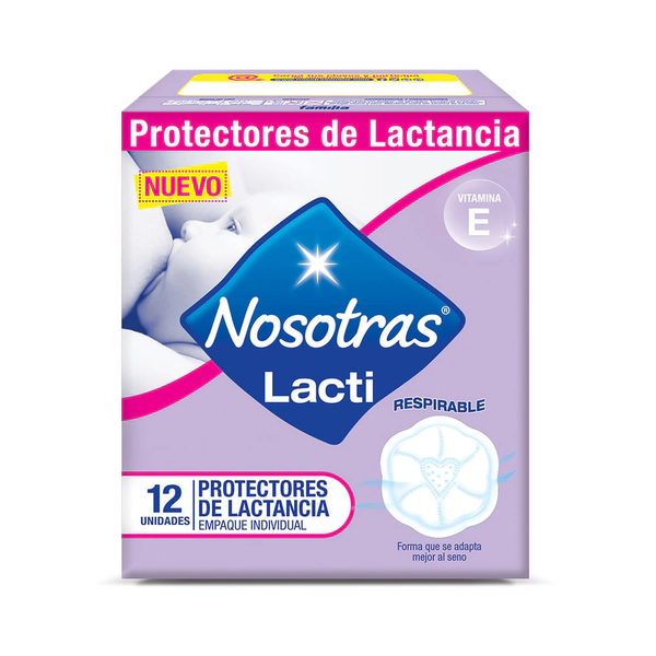 Nosotras Protectores Mamarios Lactancia X 12 Unidades