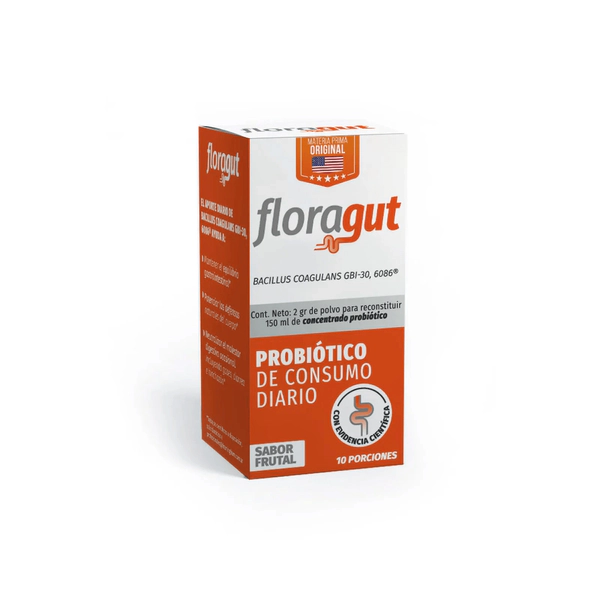 Floragut Probiótico De Consumo Diario 10 Porciones