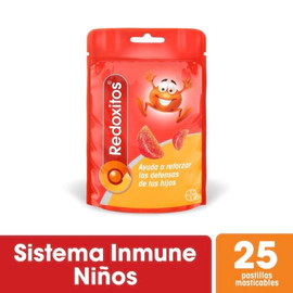 Redoxitos Gomitas Masticables Frutilla Sachet (25 Unidades)