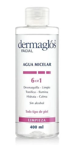 Dermaglós Facial Agua Micelar 6 en 1 x 400 ml