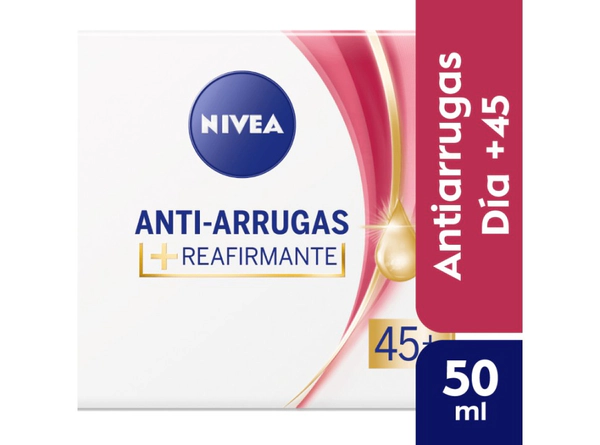 Nivea Facial Anti-Arrugas 45+ Crema De Día Reafirmante 50 Ml