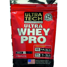 Ultra Tech Suplemento Dietario Ultra Whey Pro Sabor Vainilla x 454 gr