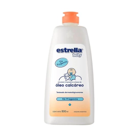 Estrella Baby Oleo Calcareo 500 ml Sin Fragancia Con Extracto de Algodon