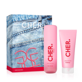 CHER DIECIOCHO GLOSSY BODY SPLASH 135 ML +BODY LOTION 100 G - MINI COFRE DDM26