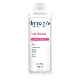Agua Micelar Dermaglós 6 en 1 400 ml