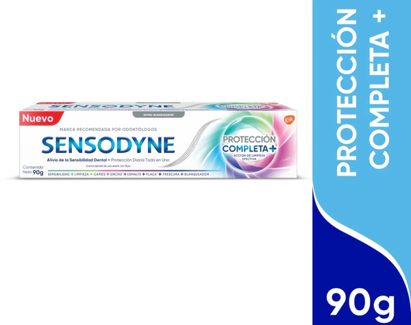 Pasta Dental Sensodyne Complete Pretec + Whitening 90 Gr