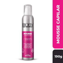 Roby Mousse Capilar Modeladora Para Rulos Y Ondas