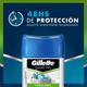 Antitranspirante gel clear power rush 82 ml