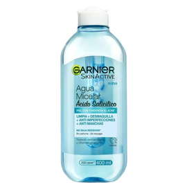 Garnier Skin Active Agua Micelar Con Ácido Salicílico X 400Ml