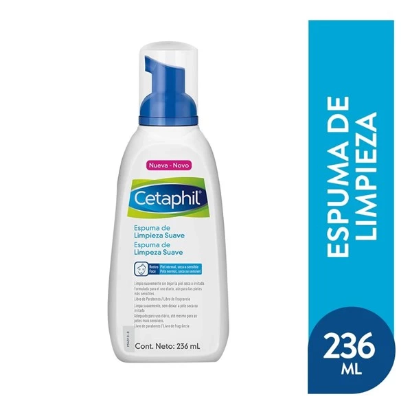 Cetaphil Espuma de Limpieza Suave 236 ml