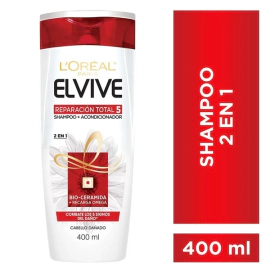Elvive Shampoo Reparación Total 5 2en1 400 Ml
