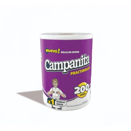 CAMPANITA ROLLO COCINA PRACTIROLLO 200 PAÑOS