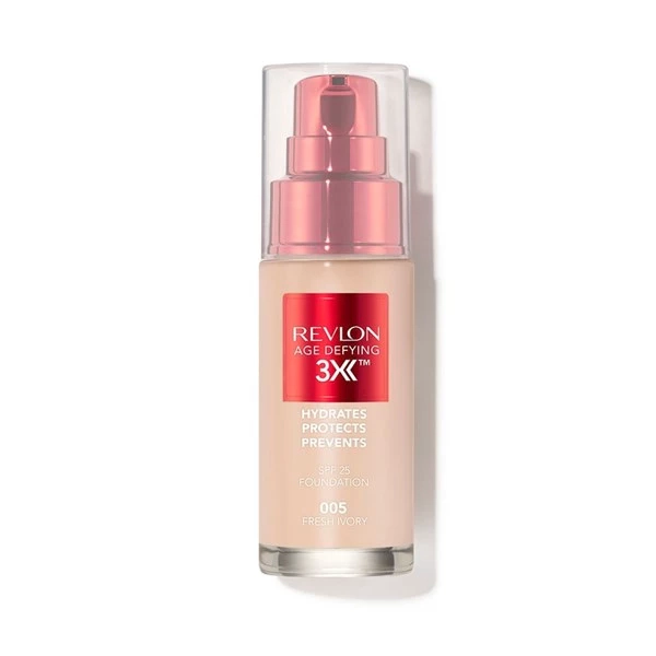 Base Líquida Revlon Age Defying 3X | Color Fresh Ivory
