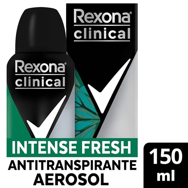 Rexona Antitranspirante en Aerosol Clinical Intense Fresh 150 ml