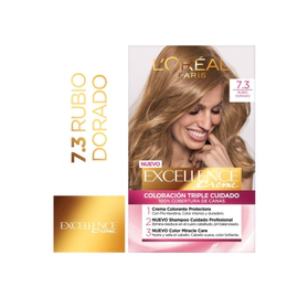 Tintura Permanente Excellence Creme L´Oréal 73 Rubio Dorado 47Gr