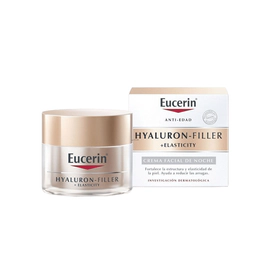 Eucerin Crema Antiedad de Noche Hyaluron-Filler + Elasticity Fps 15 50 ml