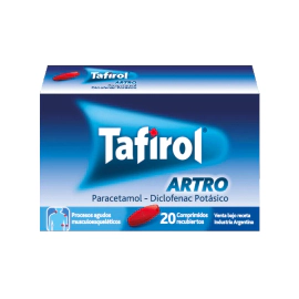 Tafirol Artro Paracetamol + Diclofenac X 20 Comprimidos