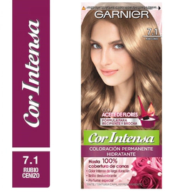 Garnier Kit Coloracion Cor Intensa 7.1 Rubio Ceniza 7.1 Rubio Ceniza Intenso
