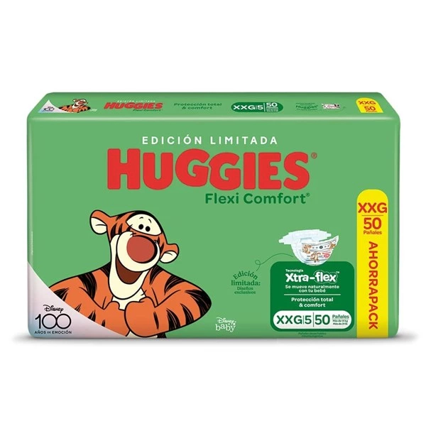 Pañales Huggies Flexi Confort Disney Jumbo Xxg