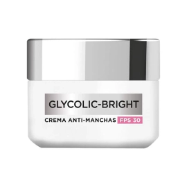 L'oréal París |Crema de Día Glycolic Bright| FPS30 |x 50 ml
