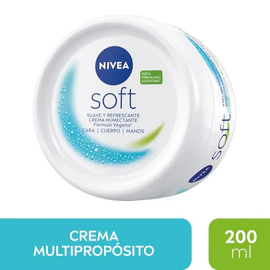 Crema Corporal Nivea Soft Hidratante Intensiva Todo Tipo De Piel 200 Ml