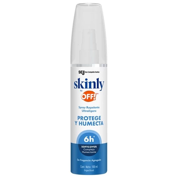 Spray Repelente Ultraligero Corporal Skinly By Off Protege Y Humecta x 100 ml