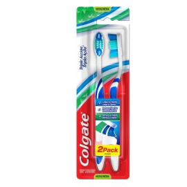 Colgate Cepillo Dental Triple Acción Medio 2 Unidades Promo Precio Especial