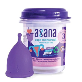 ASANA COPA MENSTRUAL L T3 C/ESTUCHE