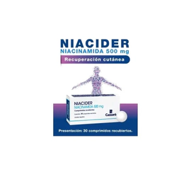 Niacider Suplemento Dietario 500Mg 30Comp