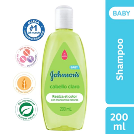 Johnsons Baby Shampoo Manzanilla Cabello Claro 200 ml