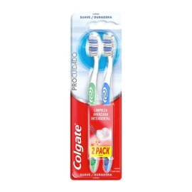 Colgate Cepillo Dental Pro Cuidado Suave Promo (2 Unidades)
