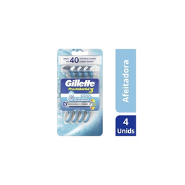 Gillette Prestobarba3 Cool Máquinas P/ Afeitar Desechables 4 Un