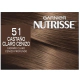 Garnier Nutrisse Kit de Coloracion 51 Castaño Cenizo