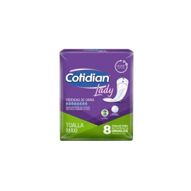 COTIDIAN LADY TOALLA FEMENINA MAXI X 8