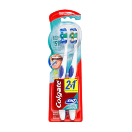 Colgate Cepillo Dental 360 Suave (Promocion 2 Unidades)