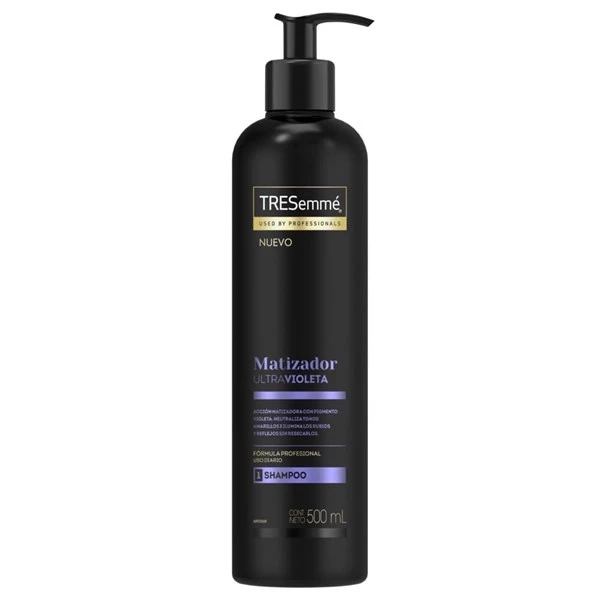 Shampoo Dosificador Tresemmé Matizador Ultravioleta x 500 ml