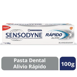 Sensodyne Crema Dental Rapido Alivio Blanqueador Para Dientes Sensibles 100 grs