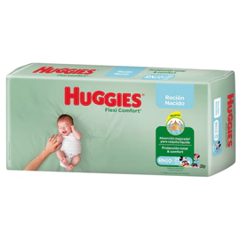 Huggies Flexi Comfort Pañales Unisex  Rn 34 unidades