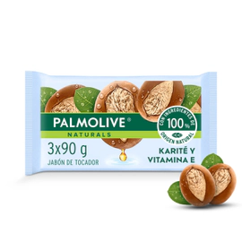 Jabón De Tocador Palmolive Naturals Karité Y Vitamina E 3 Unidades 90 Gr