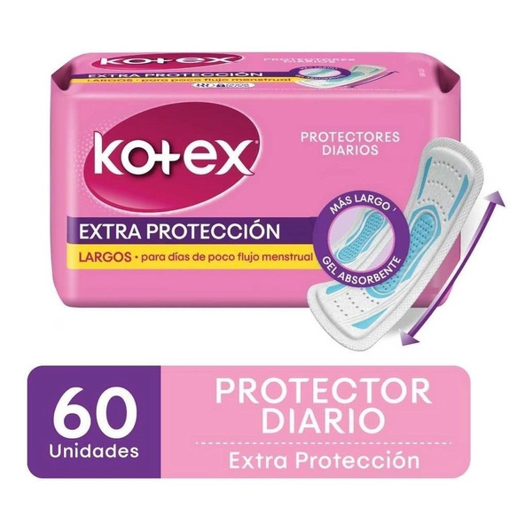 Kotex Protectores Multiestilo Largos x 60