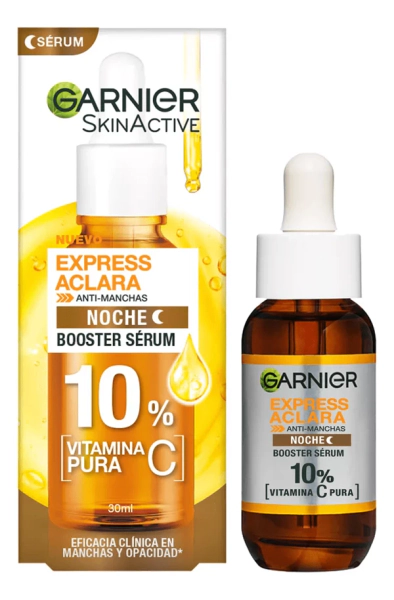 Garnier Express|Sérum de Noche Aclarador| Vitamina C | x 30 ml