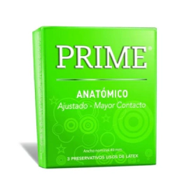 Prime Preservativos Anatomico (3 Unidades)