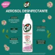 Aerosol Desinfectante Ambientes Y Superficies CIF Floral x 260 gr