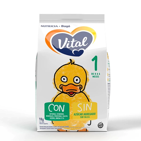 Leche Infantil en Polvo Vital 1 Pouch|De 0 a 6 meses |x1kg